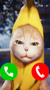 banana cat prank video call