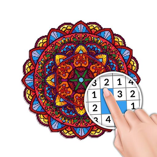Mandala Color by Number 4.2 Icon