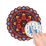 Mandala Color by Number: Coloring Book for Adults icon