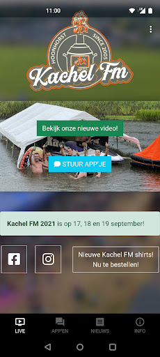 Android application Kachel FM screenshort