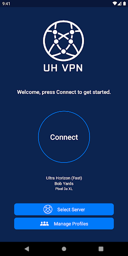 Android application UH VPN screenshort