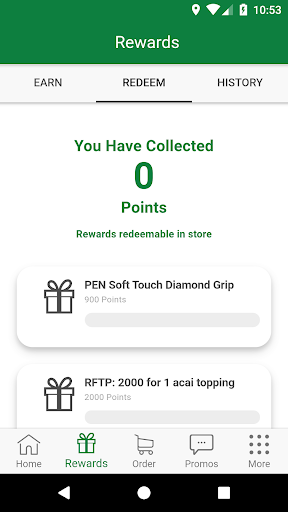Android application Yogo Mania Rewards screenshort