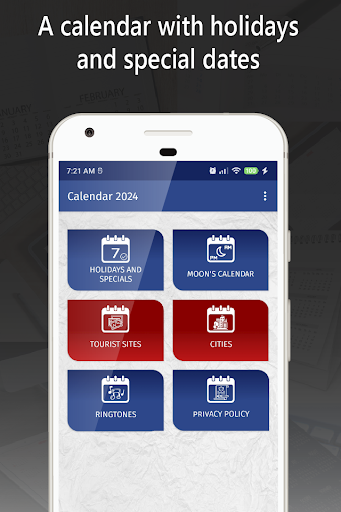 Android application dominican calendar 2024 screenshort