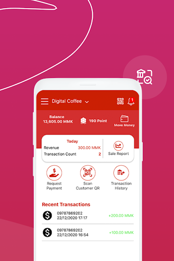 AYA PAY Merchant Screen 2