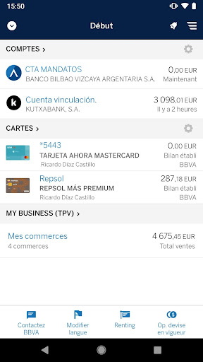 Aperçu de l'application