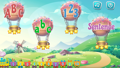 ABC & 123 English Tracing Screen 2