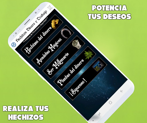 Android application Hechizos dinero y trabajo screenshort