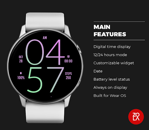 Pink Orchid Light Watch Face Screen 2