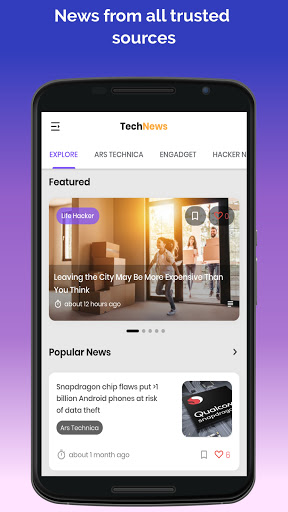 Trending Tech News Screen 2