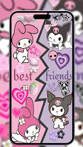 My Melody and Kuromi Wallpaper