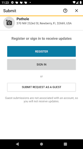 Screenshot of Newberry FL Connect