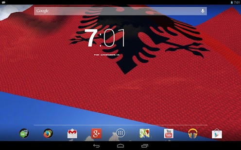Albania Flag Screenshot