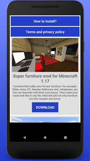 Furniture Mod For Minecraft