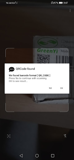 Android application BFast QR & Barcode Scanner screenshort