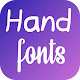 Hand Fonts for FlipFont with Font Resizer دانلود در ویندوز