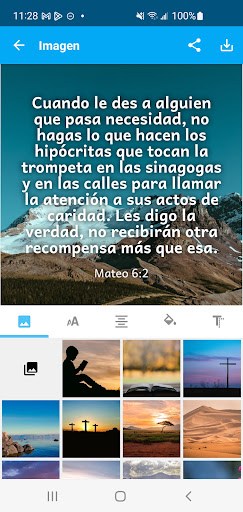 Screenshot of Spanish NTV Bible