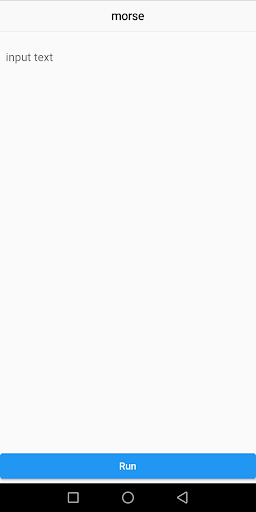 Android application Light Morse screenshort