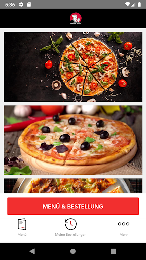 Android application Pizzeria Morino screenshort