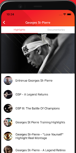 Android application This is MMA screenshort