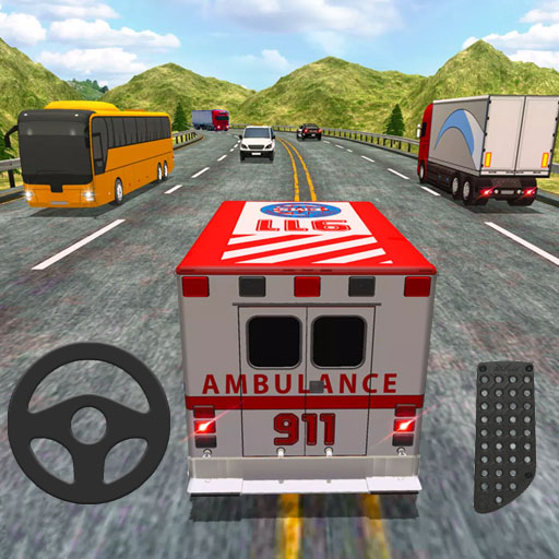Ambulance Highway Racing Game