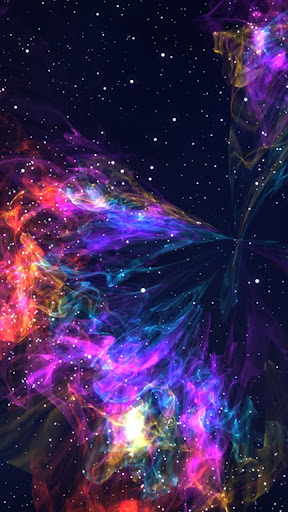 Android application space nebula wallpaper screenshort