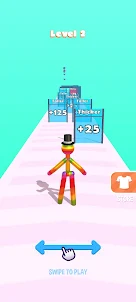 Tall Man Run 3D: Taller Runner