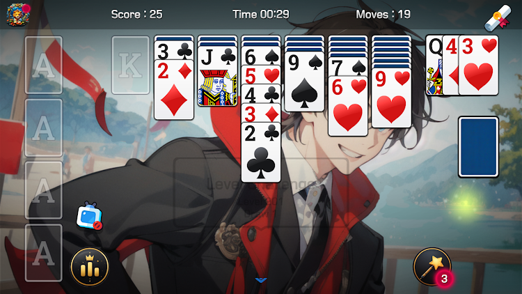 #2. Solitaire Klondike : Boy (Android) By: 러브(LOVE)