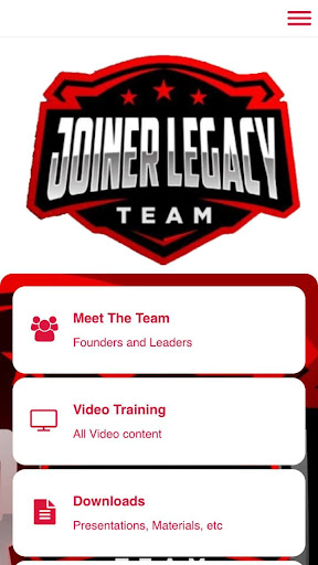 Android application Joiner Legacy Team - JLT screenshort