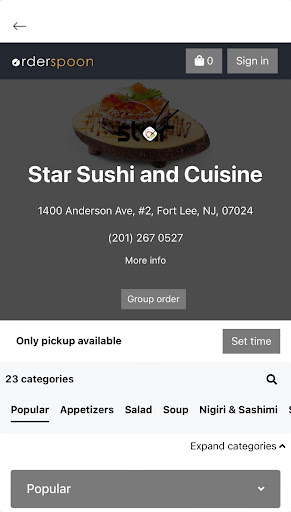 Star Sushi & Cuisine Screen 2