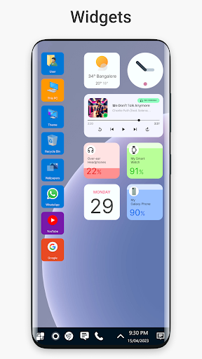 Win 11 Launcher - Personalization - apps