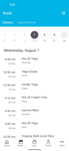 Body Balance Studio Screen 2