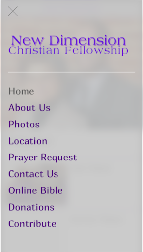 Android application New Dimension Fellowship screenshort