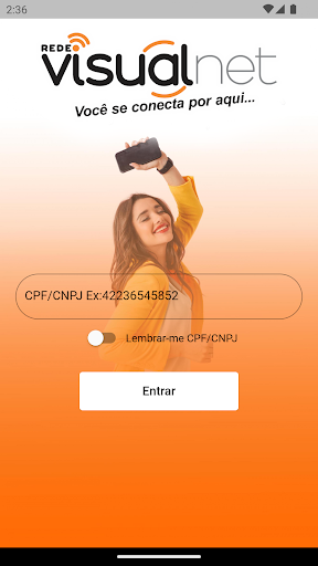 Android application Rede Visual Net screenshort