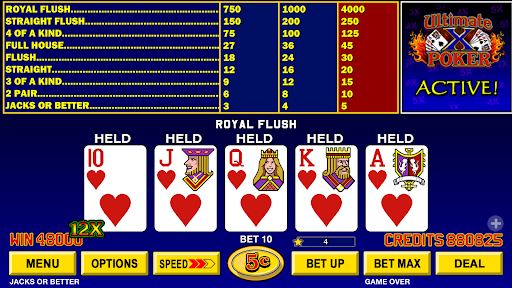 Ultimate X Poker™ Video Poker 12