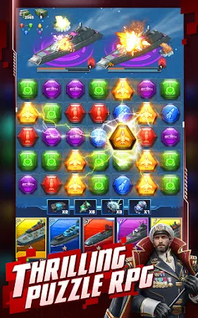 Game screenshot Battleship & Puzzles: Match 3 mod apk