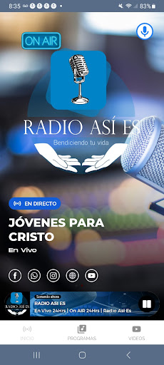 Radio Asi Es Screen 2