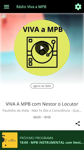 Android application Rádio Viva a MPB screenshort