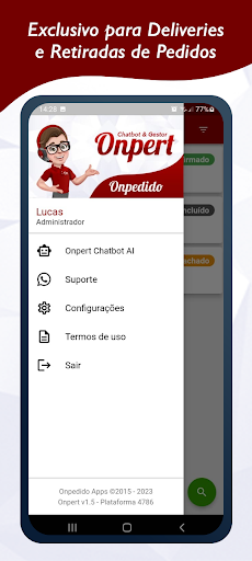 Onpert - Chatbot para Delivery Screen 2
