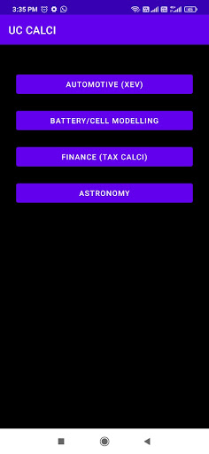 Android application UC CALCI: The All-in-One Calci screenshort