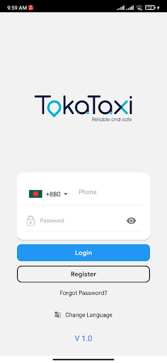 Android application TokataxiD screenshort