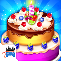 День рождения торт Maker  Десерт приготовления игр
