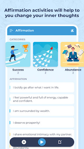 Affirmations - Self Motivation Screen 2