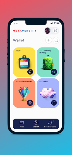 Android application Metaversity screenshort
