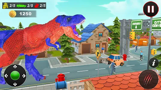 jogo de dinossauro com luta