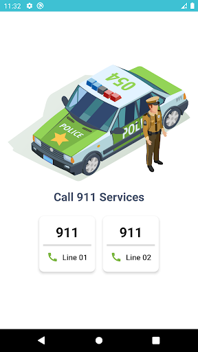 Fake Police Call Screen 3
