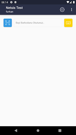 Android application Stok Sayım screenshort
