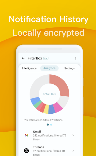 FilterBox Notification Manager Screen 2