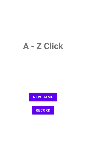 Android application A - Z Click screenshort