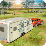 Camper Van Truck Simulator: Cruiser Car Trailer 3D Apk
