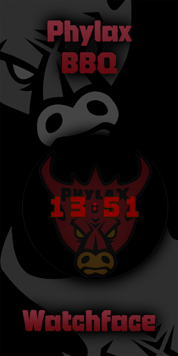 Phylax BBQ WatchFace Bull screenshot 5